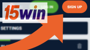 Registo na 15win
